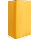 Replacement Janitorial Cart Bag High Capacity Cleaning Cart Bag Janitorial Supplies Waterproof Housekeeping Cart Cleaning Bags for Housekeepers Commercial Janitor Cart Bag, 16x11x27 in, Yellow (1 Pc)