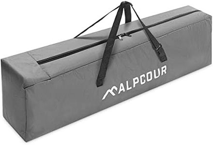 Alpcour Camping Cot Bag for Outdoor Camping, Travel and Beach – 42 Inch Heavy Duty Polyester Fabric Replacement Bag Fits Most Cots & Chairs – Multifunctional and Easy to Carry & Store