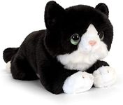 Signature Cuddle Cat Plush Toy, Size 32 cm, Black