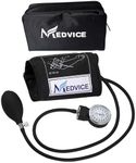 MEDVICE Manual Blood Pressure Cuff - Universal Size Aneroid Sphygmomanometer - Nurses BP Monitor - Best Adult BP Machine