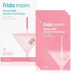 Frida Mom Alcohol Test Strips for Breastmilk, Detects Alcohol in 2 Mintues for Peace of Mind, 15ct