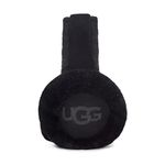 UGG Women's Embroidered Logo Earmuff, Black, One Size