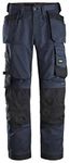 Snickers Workwear Men's Allroundwork Stretch Loose Fit Works with Holster Pockets, Navy/Black, 34W x 32L