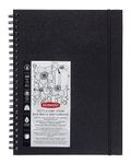 Derwent Sketch & Store Hardback Sketch Book, A4 Portrait, Drawing & Writing, 56 Sheets, Acid-Free Paper, Wirebound Spine, Professional Quality, 2102178