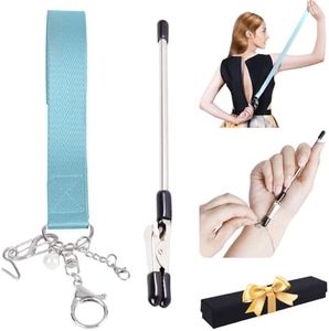 Zipper Helper Bracelet Helper Tool Set, Dress Zipper Pull Helper for Overweight, Elderly, Disabled, Individuals or Travel, Easy to Use