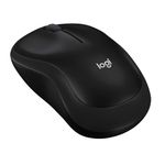 Logitech M185 Wireless Mouse, 2.4GHz with USB Mini Receiver, 12-Month Battery Life, 1000 DPI Optical Tracking, Ambidextrous, Compatible with PC, Mac, Laptop - Black