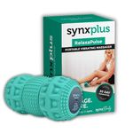 RelaxaPulse Vibrating Massage Roller for Plantar Fasciitis, Sciatica & Pain Relief - Deep Tissue Massager for Foot & Full Body | Portable, Rechargeable, Lightweight & 3 Vibration Levels
