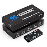 HDMI Switch with Remote 5 Port 4K 6