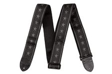 Fender 2-Inch Nylon Stars and Stripes Strap, Black/Grey