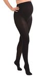 MAMSY Women's Maternity 60den Opaque Tights, Black, X XX-Large