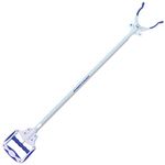 Grabber Buddy Innovative Reacher Tool, White, Blue, Aluminum, 36 inch