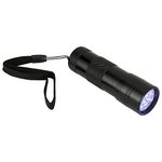 Sunlite 51009 LED UV Black Light Flashlight, 3-AAA Batteries (Not Included), 100,000 LED Rated Hours, for Inspections and Outdoor Activities