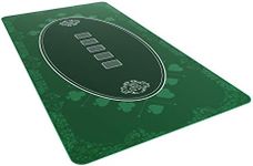 Bullets Playing Cards - Poker Layout - Table Top Mat 63" x 31.5" - Deluxe playing mat for casino night