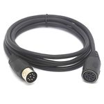 Tomost MIDI Cable 8 Pin Din Male to Female Adapter Cord for Bang, Olufsen B&O, BeoLab, POWERLINK mk2 Extension (1.5 meter Long)