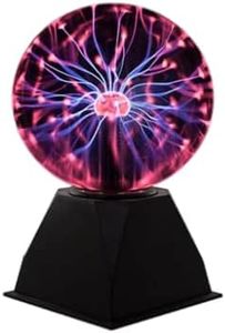 Plasma Ball, Night Light 4 Inch Plasma Globe Nebula Thunder Lightning, Plasma lamp for Parties Decorations Prop Kids Bedroom Home and Gifts