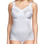 Susa Women's Damen Korselett mit Shape-Effekt Bodysuit, White (White 003), 36DD