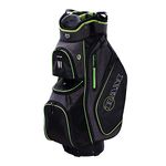 Ram Golf Tour Cart Bag with 14 Way Dividers Top Black/Neon