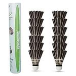 ZHENAN 12-Pack Black Goose Feather 