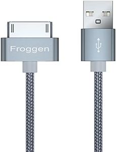 Froggen Cavo Compatibile con iPhone 4s, 30-Pin USB Sync e Nylon Cavo di Caricamento Compatibile con iPhone 4s / 4 / 3G / 3GS, Compatibile con Pad 1 2 3 e Pod