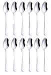 12Pcs Coffee Spoon Espresso Spoons, Mini Coffee Spoon, 4.7 Inches Stainless Steel Small Spoons for Dessert