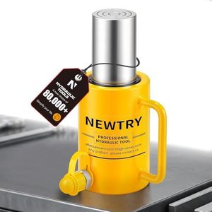 NEWTRY 30 ton Hydraulic Cylinder Long Jack 4” Stroke Porta Power Ram Jack Lifting Cylinder Retract Automatically for Shipbuilding Bridge Construction
