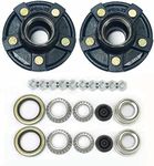 LIBRA Set of 2 Trailer Idler Hub Kits 5 on 5" for 3500 lbs Axle - 22018K