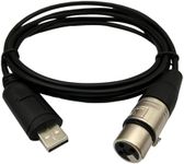 DSD TECH USB to DMX Interface Cable with FTDI Chip - 5.9FT