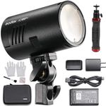 Godox AD100Pro TTL Pocket Flash Photography Studio Strobe Light 360 Full-Power Flashes OLED Screen 100W 5800K 1/8000s 2.4G Wireless X System 5 Groups 32 Channels with Rechargeable 2980mAh Battery