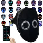 Depointer Life Led Mask with Bluetooth-compatible App Controlled, Customizable Shining Mask