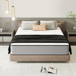 Mattress Queen Size, Swbvs 10 Inch Memory Foam with Pokect Spring Hybrid Firm Mattress Queen Bed Matress in a Box Pressure Relief & Firm Matelas