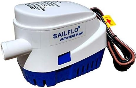 SAILFLO Automatic Bilge Submersible Pumps 12V DC All-in-one Marine Bilge Pump 4 Year Warranty Boat Auto Yacht RV (750GPH)