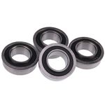 IEQFUE 4PCS Flanged Ball Bearings Wheel Bearing 251-210 110513 104-2874 Compatible with Toro Wheelhorse MTD Case Bobcat Lawn Mower AM118315 AM127304 251-271 38-1490 108483