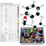 Molecular Model Kit, 267Pcs Organic Chemistry Molecular Electron Orbital Model Chemistry Aid Tool for Teachers Students Scientists Chemistry Class