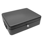 Cathedral Products 12 Inch Black Lockable Security Box with Bolt Down Kit