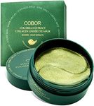 COBOR Under Eye Patches (60 Pcs), Hydrolyzed Collagen Under Eye Masks for Dark Circles and Puffiness with Seaweed and Tea Tree Extract, Eye Pads for Anti Wrinkle, Eye Bags, Moisturizing