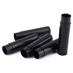 100Pcs 5ml Empty Lip Balm Tubes with Lip Gloss Container for Homemade Crayon Lipstick,Chapstick (Black)