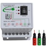 Imagine Technologies Fully Automatic Water Level Controller and Indicator with 3 Sensors (White, IT80WLC)