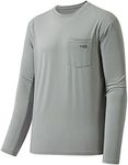 Bassdash Men’s UPF 50+ Performance Long Sleeve T-Shirt UV Sun Protection Fishing Hiking Sports Shirts