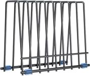 Drying Rack for Storage Bags, Bag Drying Rack Kitchen Stainless Stand for Reusable Food Bags, Books, Makeup Brush, Black