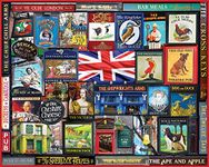 White Mountain Puzzles British Pubs 1000 Piece Puzzle Game 610 mm x 760 mm
