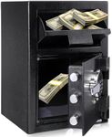 GarveeHome 3.5 Cu.Ft Heavy Duty Drop Safe for Business With Digital Keypad, 27" x 15.7"x 13.8", Depository Safe with Drop Slot, for Money and Mail
