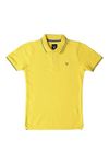 Allen Solly Junior Boys' Plain Regular Fit T-Shirt (AKBTS5182152_Yellow_11-12 Years)