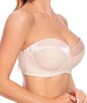 Dvpol Strapless Bra 42C Bras for Wo