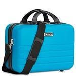 ITACA - Vanity Case Hard Shell - Durable and lightweight Beauty Box Hard Shell - Stylish and Inexpensive Vanity Case Large - Travel Makeup Case Made of Materials - Design and Distributed by, Turquoise