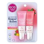 eos 24H Moisture Super Balm- Pink Lemonade & Wild Cherry Slushie, Lip Mask, Day or Night Lip Treatment, Made for Sensitive Skin, 0.35 fl oz, 2-Pack