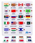 FunBlast World Country Flags for Kids - Countries and Capitals Learning Jigsaw Board Games for Kids – Educational and Learning Aid Toys for Kids (Multicolor)