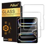 Ailun 2 Pack Screen Protector for iPad Pro 13 Inch 2024 7th Generation, iPad Air 13 Inch 6 Generation [2024 6th Gen] Tempered Glass [Face ID & Apple Pencil Compatible] Case Friendly [2 Pack]