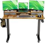 Claiks Standing Desk with Drawers, 