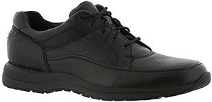 Rockport New Men's Edge Hill II Walking Shoes Black Leather 9