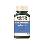 Adrien Gagnon - Valerian, Natural Sleeping Aid, Nervous Tension Relief, 100 capsules (Gift Wrap Available)